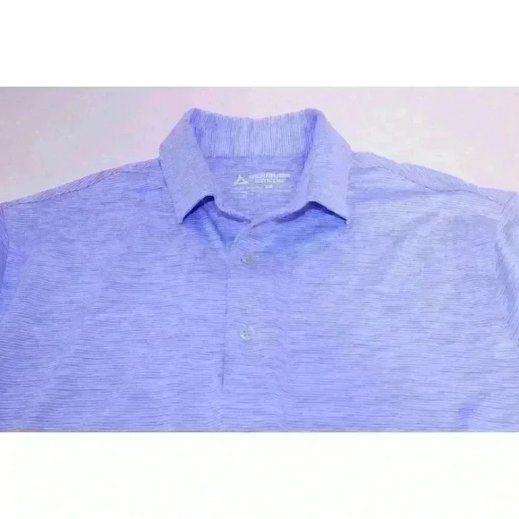 Bermuda Sands Wick Away Tech 1/4 Button Up Golf Shirt Light Blue Men's Size M - Picture 8 of 14